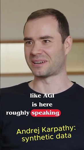 Synthetic DATA?! AI making better AI - Andrej Karpathy, ex-OpenAI dev