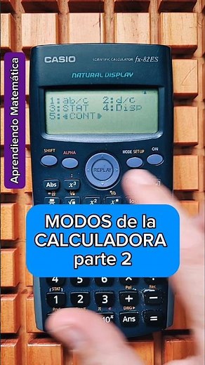 Casio fx-82 ES Scientific Calculator Modes Part 2 😎