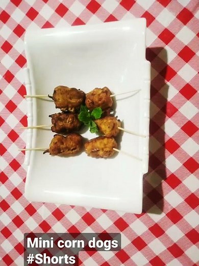 Mini corn dogs