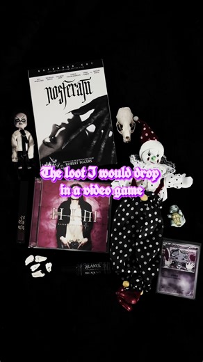 The loot I would drop if I was in a video game hehehe I almost added something silent hill related but honestly if I had to be in a video game where the heck else would I be if not in a silent hill game