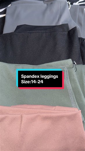 New Spandex Leggings Collection for Plus Sizes in Lagos