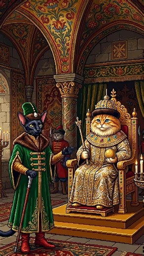 Die Geschichte der Katze in einer Minute