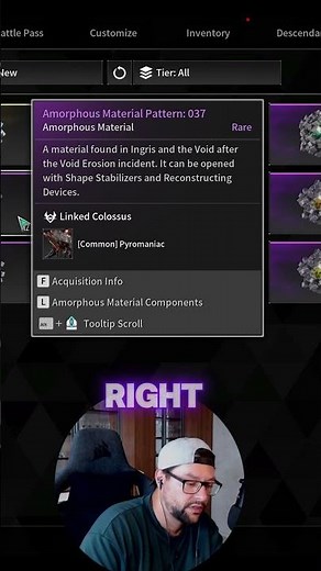 How to open Amorphous Materials #thefirstdescendant