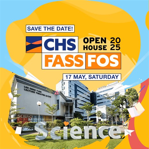 📣 May Open House 2025 🗓 17 May, Saturday 📍 Faculty of Arts and Social Sciences & Faculty of Science Campuses 𝗦𝗔𝗩𝗘 𝗧𝗛𝗘 𝗗𝗔𝗧𝗘! Get ready for an action-packed Saturday at our Open House 2025! Join us at @fassnus and @nus.fos and immerse yourselves in our vibrant campus. Meet professors who will share on academic majors, chat with our academic advisors and meet student leaders who will bring you through their personal experiences in academics, student life and the campus community. Join