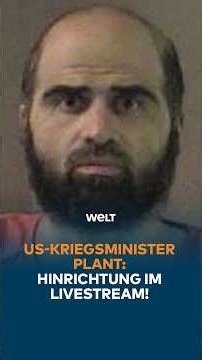 US-Kriegsminister plant: Hinrichtung im Livestream!