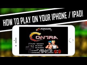 HOW TO PLAY Contra (NES) on iPhone, iPad, iPod, iOS | [Setup Tutorial & Settings]