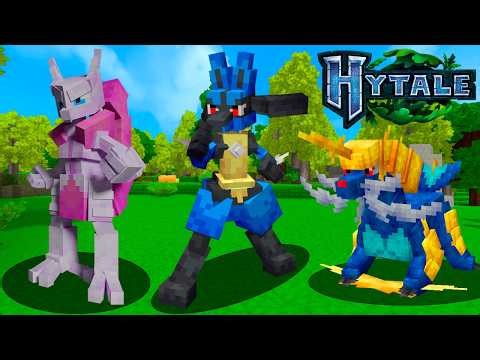 UPDATED THE NEW REALISTIC POKEMON MOD FOR HYTALE ..