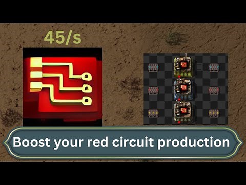 Factorio: how to produce red circuit/advanced circuits
