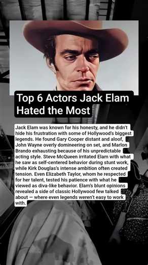 Jack Elam Was Known for His Frank Opinions About Working in Hollywood