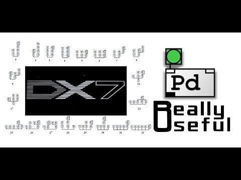PureData tutorials - rich synthesis (17) - DX7 Phase modulation 3
