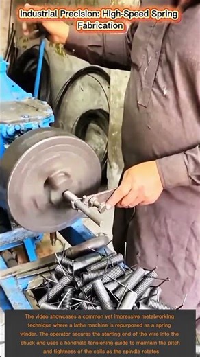 Industrial Precision: High-Speed Spring Fabrication