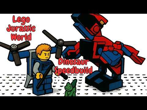 Lego Jurassic World Pyroraptor Dinosaur Speedbuild