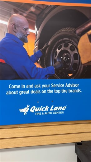 Quick Lane on Instagram: "Talk to our service advisors today about our amazing tire deals! 🚗🛞"