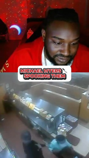 Caught on camera: Michael Myers mask robbery at Bojangles 😱🎃 (Halloween Heist) #Halloween #scary #michaelmyers #spookyseason #reaction | Chartavio Polk