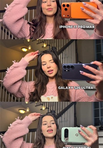 Camera comparison of the iPhone 17 pro, galaxy S26 ultra, and pixel 10 pro! Which one wins? #iphone #samsung #android
