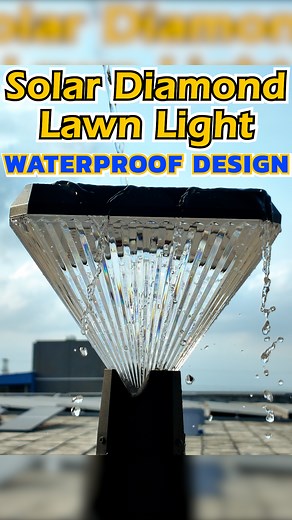 17K views · 183 reactions | SUNC Solar Diamond Lawn Light: Multi-layer waterproof design, 3.8° bevel angle, air holes at the bottom of the lampshade, hollow drainage design of the lamp pole, outdoor garden courtyard waterproof lawn landscape walkway light #sunc #suncsolar #solarlights #solarpower #solarlighting #outdoorlighting #solarenergy #solar #light #outdoorlights #solarlight #waterprooflight #nightlight #lawnlights #landscaping #walkwaylights | Sincerity Industry Co.,Ltd | Facebook