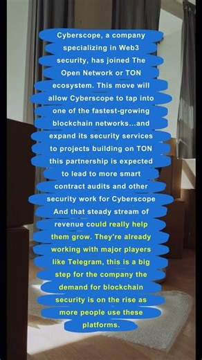 Cyberscope Secures TON Blockchain with New Partnership
