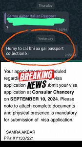 BLS Italy Appointment on Reels