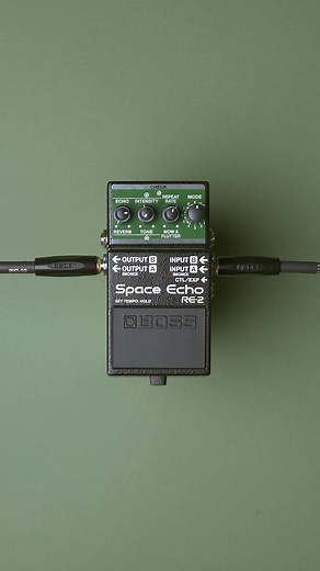 Did you know the BOSS RE-2 has a Carryover switch? This switch allows the repeats of the delay to decay naturally after turning the effect off. Handy Hint. With the Carryover switch engaged and the intensity set just right you can create and atmospheric drone under your playing which will repeat endlessly on the brink of feedback till you turn down the intensity knob or switch the Carryover switch to bypass. #BOSSRE2 #bossdelay #bosspedals #delaypedal #delaypedals #tapeecho #Spaceecho #rolandspa