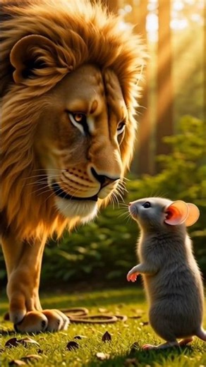 The Lion and the Mouse 🦁🐭 | Moral: No act of kindness is ever too small