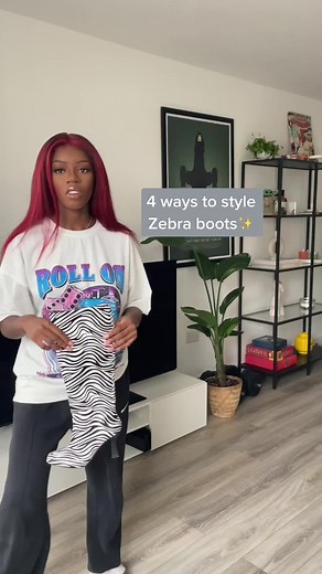 4 ways to style zebra boots👢 IG: bridee6🤍#winterfits #autumnfashion #fallfashion #fitscheck #ootd #outfitoftheday
