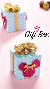 🎀✨ Make your own adorable Minnie Mouse Gift Box #diygiftbox #minniemousecraft #HandmadeWithLove #papercrafting #giftbox #giftideas #craftideas #handmade #howto #tutorialvideo #easydiy #artandcraft | D.I.Yay