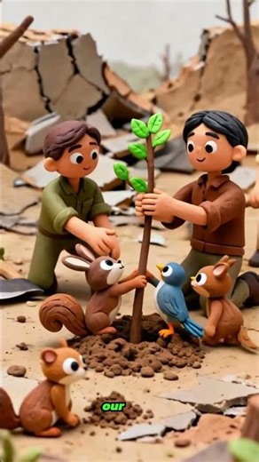 #shorts #SaveTheForest #ProtectNature #Claymation #3DAnimation #EcoAwareness #GreenFuture