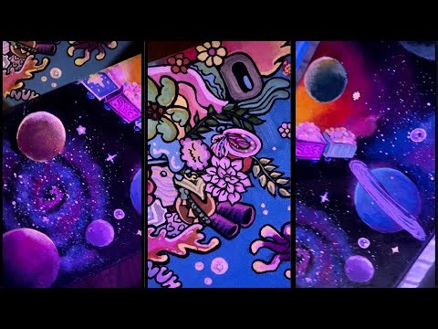 i combined doodles with space art 🌌