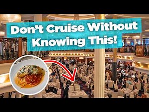 How Royal Caribbean's Main Dining Room works