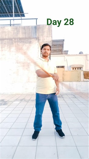 Bo Staff Day 28/30|🔥 Advanced Combo: Front Roll, Back Spin & Rev Figure 8 #lathi #shorts #shortsfeed