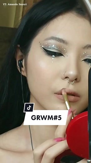 Maquiagem Brilhante com Glitter: GRWM Estiloso