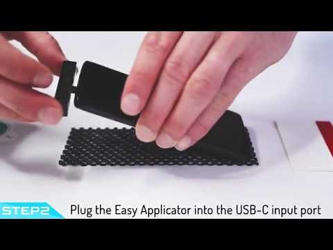 Samsung TPU screen protector Installation video with Easy Applicator