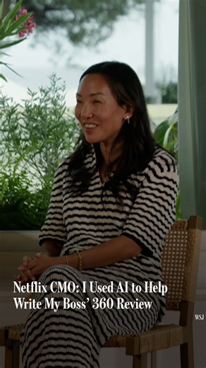 Netflix CMO Marian Lee explains how she used AI to help write her boss’ performance review. | The Wall Street Journal