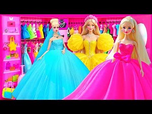 DIY Barbie Dresses 👗 Amazing Barbie Dress Up Ideas for Princess Dolls 💖