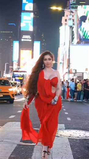 Last night in time square, they had never seen Indian girl in a saree before 😜