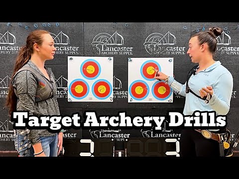 Target Archery Drills with Little to No Equipment || Casey Kaufhold and Samantha Ensign