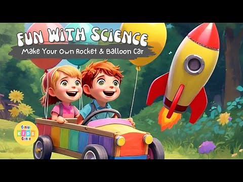 Blast Off! DIY Rocket & Balloon Car with Home Materials!