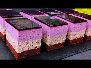 Chocolate Blueberry Cake Step by Step! Easy Recipe!