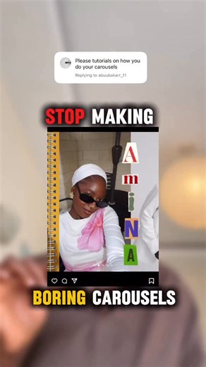 ‎🤍اَمِنَdindou‎ on Instagram: "Stop posting boring carousels, here’s how to make a simple but creative carousel for your next photo dump. Save and share this with your friends🥰💘 #howtomakecreativecarousel #howtomakeacreativephotodump #explore #exploremore #exploreeverything #carouseldesigns #tutorial #contentcreator #abujacontentcreator #explorepage #editingtips #digitalcontentcreator #17v28app #17v28edits #17v28tips @17v28.app #stopmakingboringcarousels"
