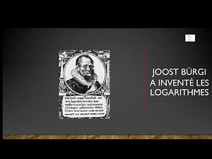 Joost Bürgi inventeur des logarithmes