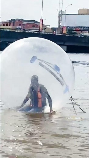 My First Zorbing Experience on Water!