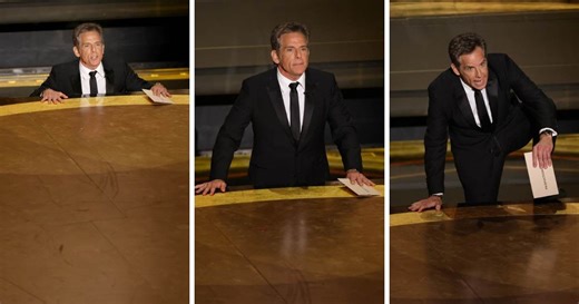 Ben Stiller hailed as he presents Best Production Design award from malfunctioning  Oscars 2025 stage