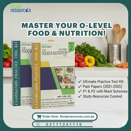 📘 O-Level Food & Nutrition Past Papers (2021-2025)🎯