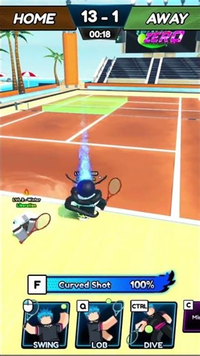 Tennis: Zero Curved Shot Showcase