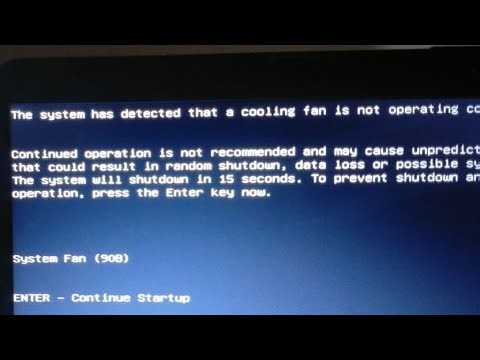 HP Laptop Fan Error Fix | System Fan Error 90B / 90A / 90F Solution | HP Laptop Overheating Problem