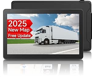 GPS Navigation for Car Truck - 9 Inch Navigation System with 2025 Lifetime Free Map Updates, Pre-Loaded US/CA/MX Maps, Voice Broadcast, Speed Camera Warning and Touch Screen Vehicle GPS Unit Handheld