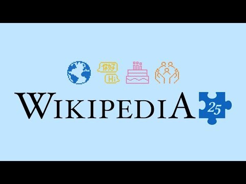 Wikipedia 25 virtual birthday party
