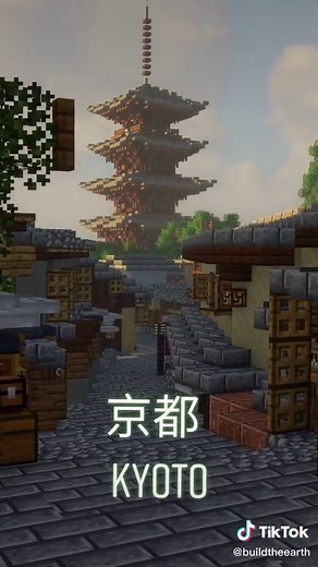 Minecraft Japan Tower Showcase | Build The Earth Tokyo | Gaming