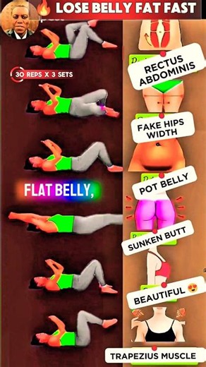 The Ultimate Belly Fat Blasting Routine #flatstomach #workout #trending