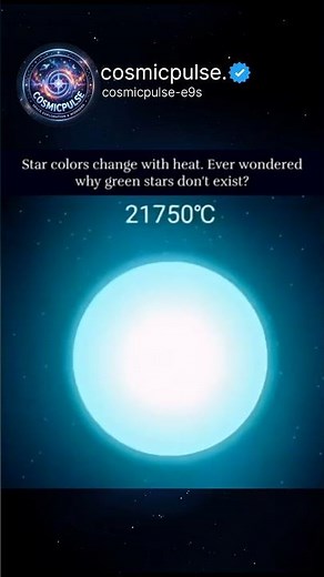 Why There Are NO Green Stars in the Universe! 🌟